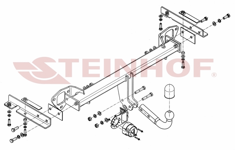 Vlečna kljuka Subaru Forester - od 2008 do 2013